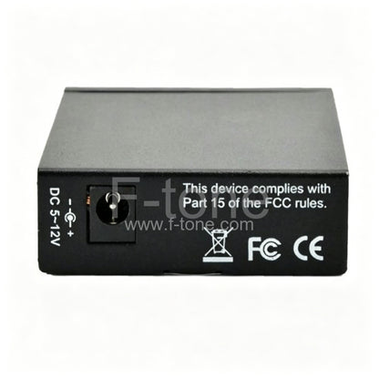 80km 10/100M Dual Fiber 1550nm Centralized Management Card Type Media Converter