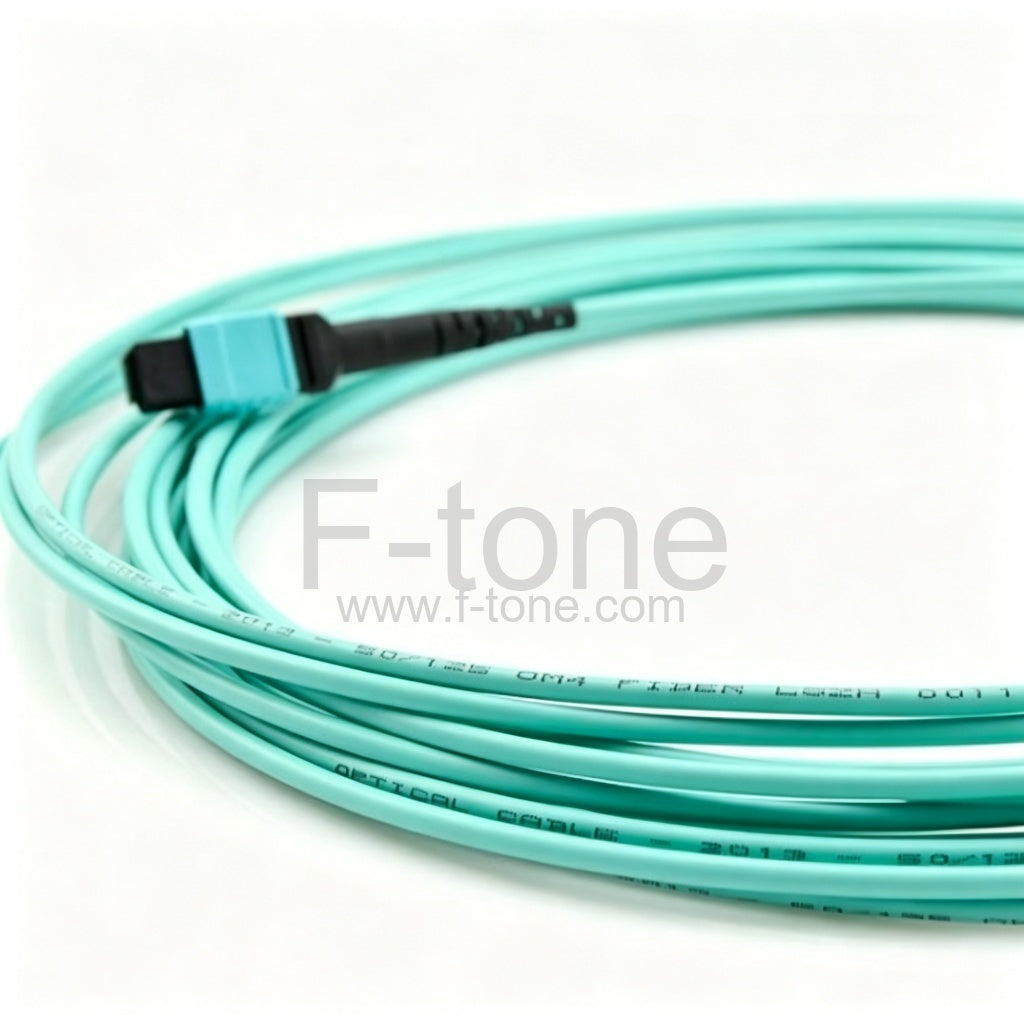 96 Fibers OM4 Multimode 24 Strands MPO Trunk Cable 3.0mm LSZH/Riser