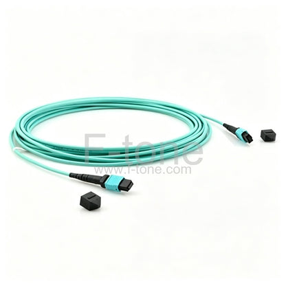 96 Fibers OM4 Multimode 24 Strands MTP Trunk Cable 3.0mm LSZH/Riser
