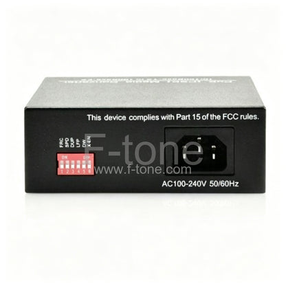 A Pair of 10/100/1000M Single Fiber 850nm 550M POE Media Converter