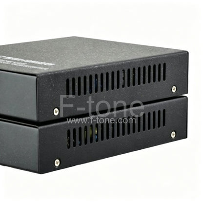 A Pair of BIDI WDM Single Fiber 10/100/1000M 1490/1550 60km Ethernet Media Converter
