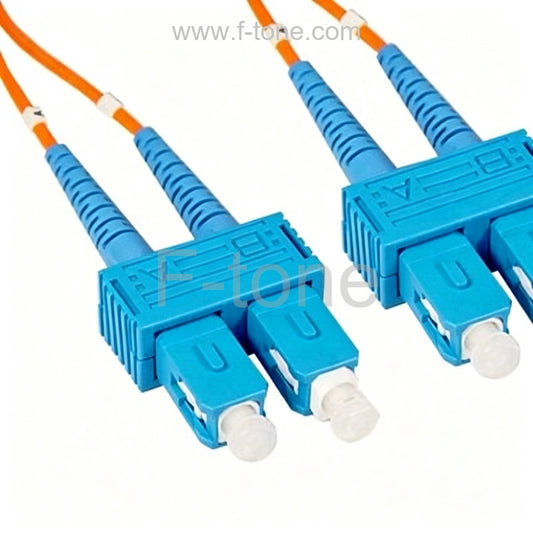 FC/UPC-SC/UPC Duplex Multimode 100/140um 3.0mm Fiber Patch Cable
