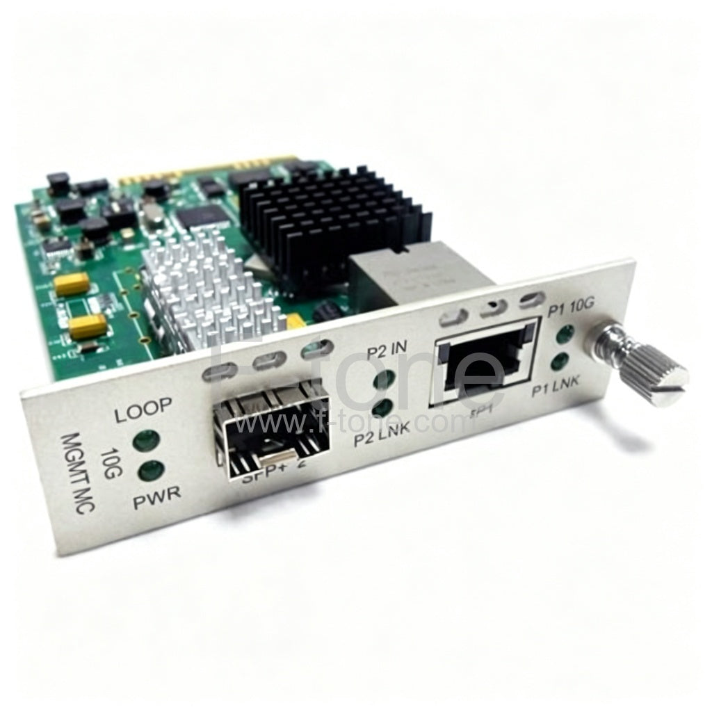 10GBASE-T Ethernet XFP  Port  Centralized Management Media Converter