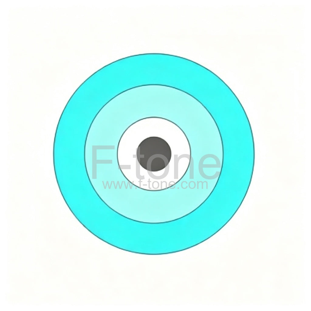 Simplex Tight Buffer Round Plenum Indoor Fiber Optic Cable Corning Fiber OM3 Multimode