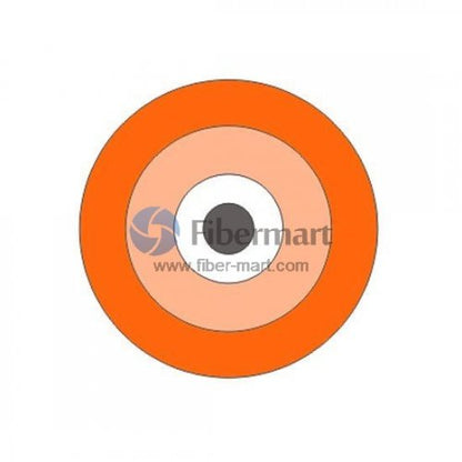 Corning Fiber OM1 Multimode Simplex Tight Buffer Round LSZH Indoor Fiber Optic Cable