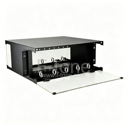Customized Empty 4RU Rack Chassis to hold 12 Pieces standard size LGX Cassette