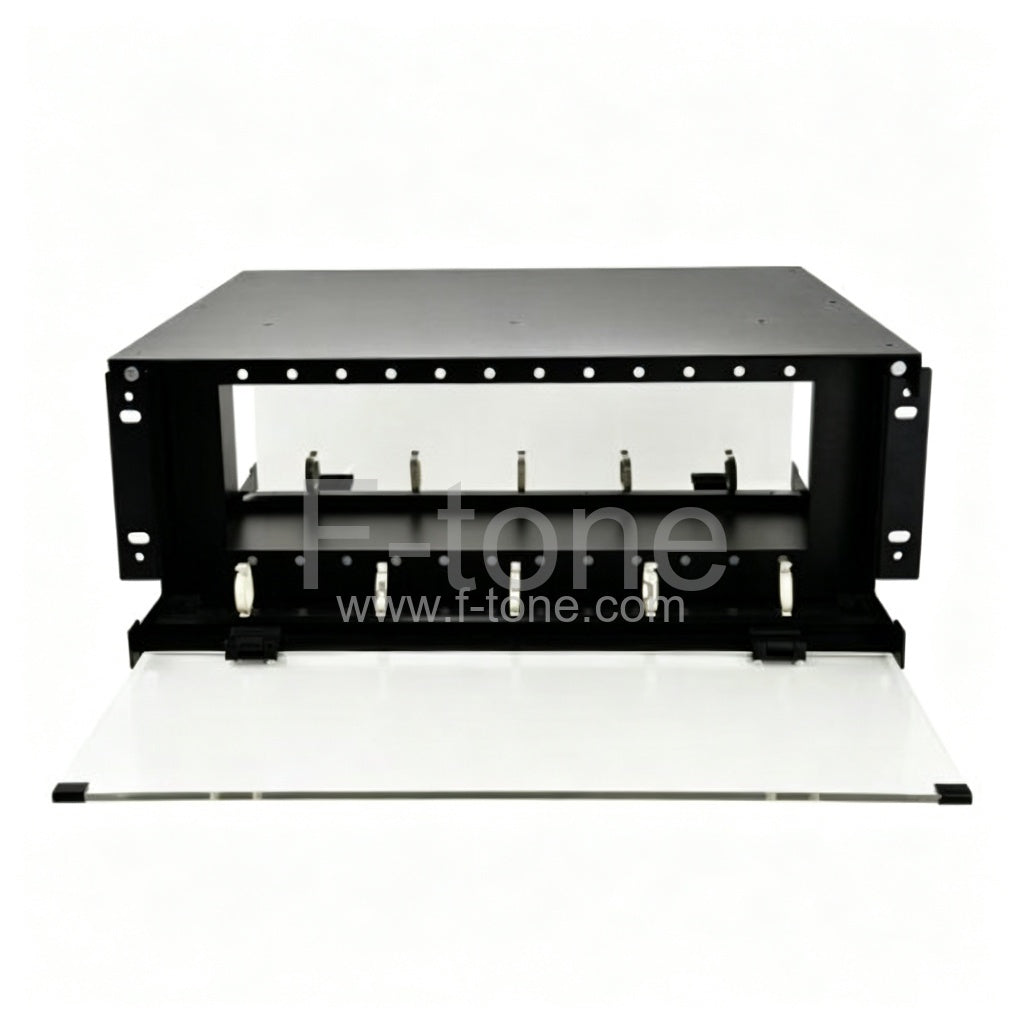 Customized Empty 4RU Rack Chassis to hold 12 Pieces standard size LGX Cassette