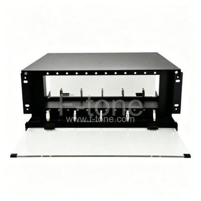 Customized Empty 4RU Rack Chassis to hold 12 Pieces standard size LGX Cassette