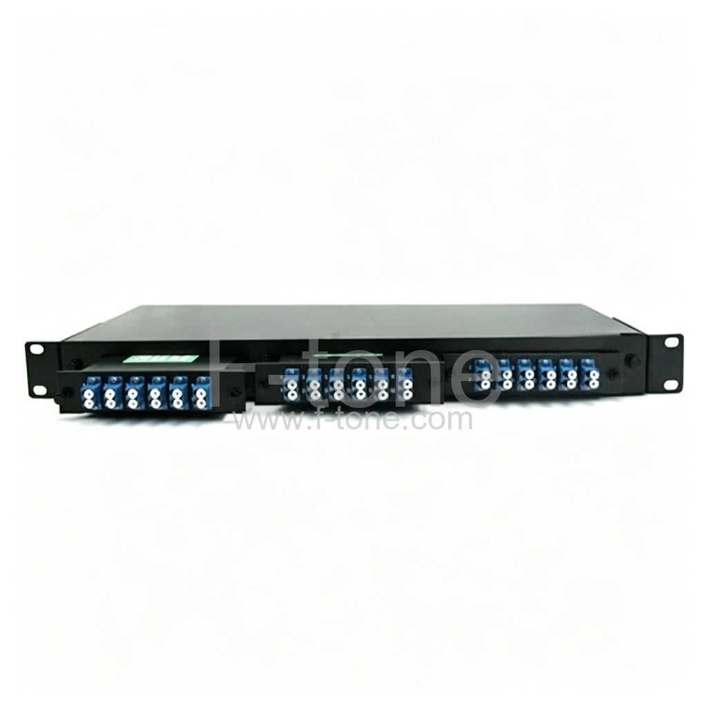 Customized MTP/MPO LGX Holder 1U Rack Chassis Only