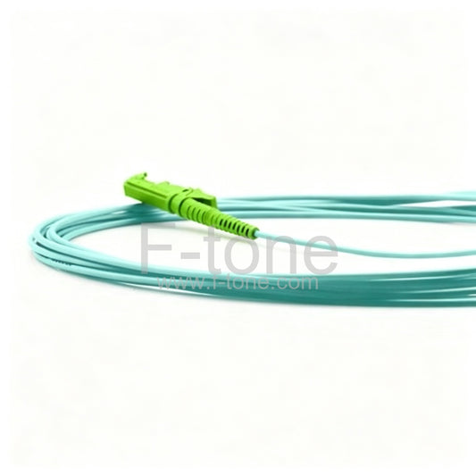 E2000-E2000 APC Duplex OM4 Multimode Fiber Patch Cable