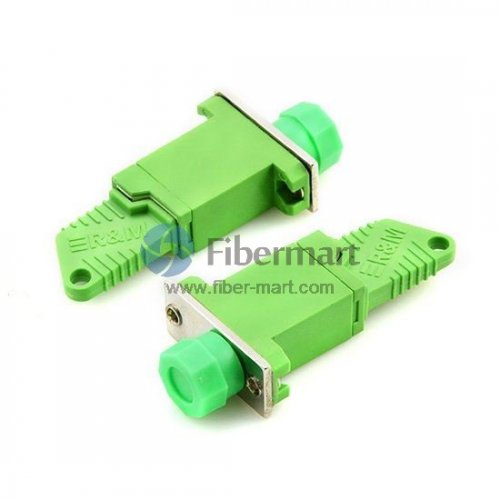 E2000/APC to E2000/APC Singlemode Simplex Plastic Fiber Adapter