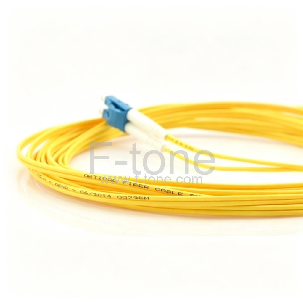 E2000/UPC to E2000/APC Singlemode 9/125 Duplex Fiber Patch Cable