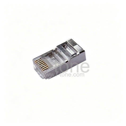 10x AMP RJ45 Shielded Plug Cat5 8P8C Lan Connector Network
