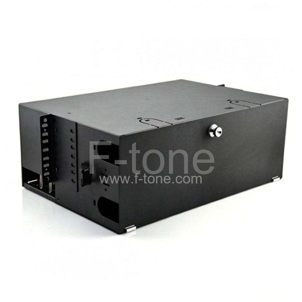 114 Ports Loaded SC FAPs 4RU Rack Mount Fiber Enclosure Panduit FRME4 Compatible