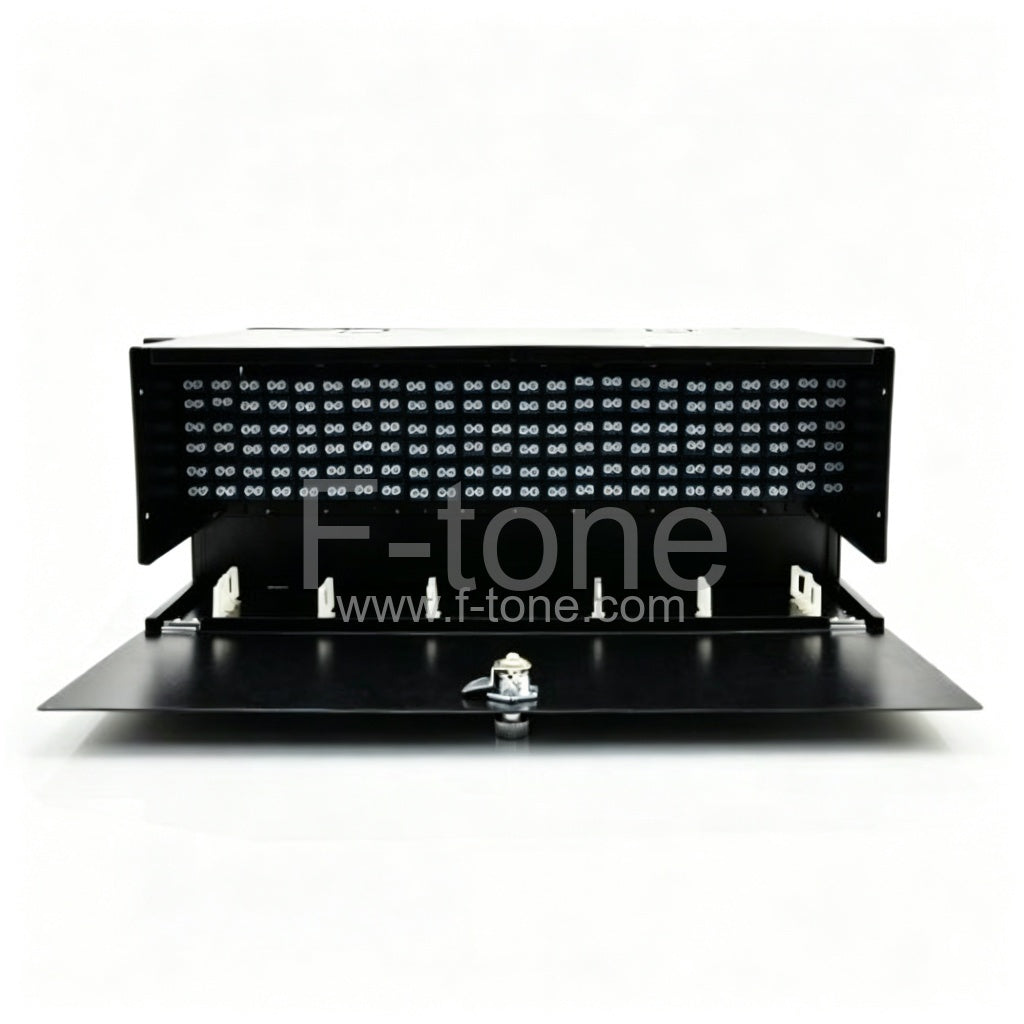 114 Ports Loaded SC FAPs 4RU Rack Mount Fiber Enclosure Panduit FRME4 Compatible