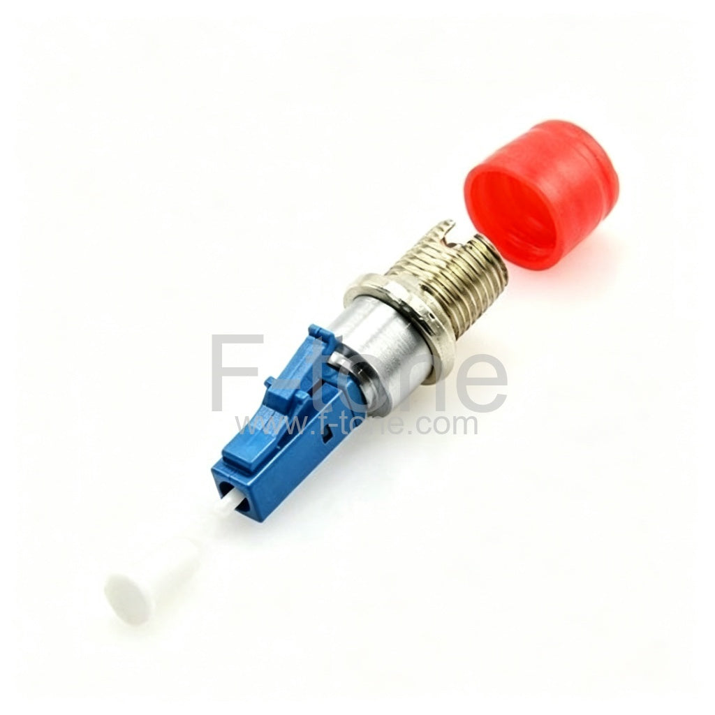 FC Female to LC Male Singlemode Simplex Fiber Adapter