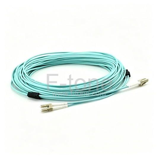 FC-ST Duplex OM4 Multimode Armored Fiber Patch Cable