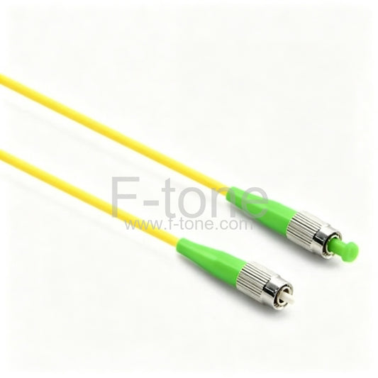 FC/APC to FC/APC OS2 Singlemode Simplex Fiber Patch Cable