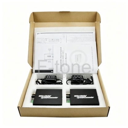 1 Channel Video & 1 Bi-Directional Data & 1  Bi-Directional  Audio to Fiber SM 20km Optical Video Multiplexer