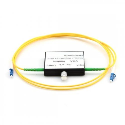 FC/UPC to FC/UPC Variable Fiber Optic VOA In-Line Attenuator 0-30dB