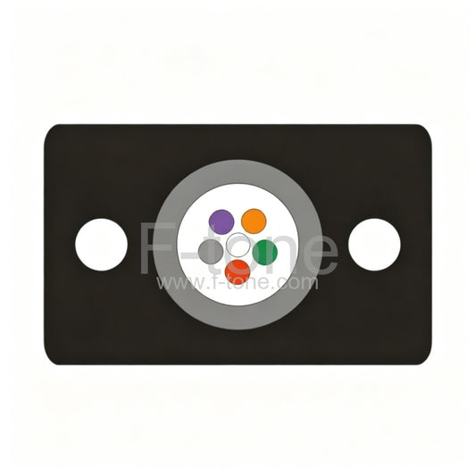 12 Fibers OM2 Multimode Non-metal Strength member Central Loose Tube LSZH FTTH Outdoor Cable