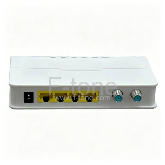 Indoor CATV EOC slave with 4 RJ45 ports