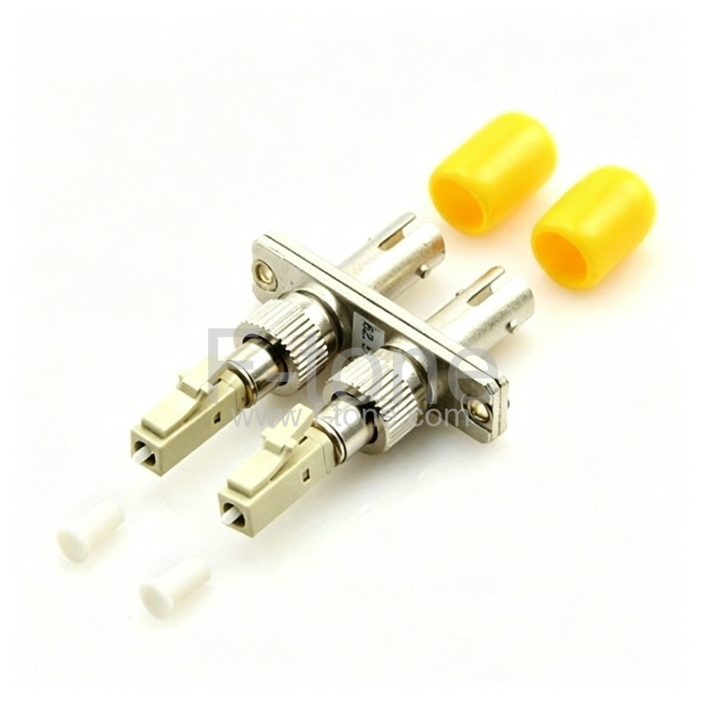LC Female to ST Male Singlemode Duplex Adapter