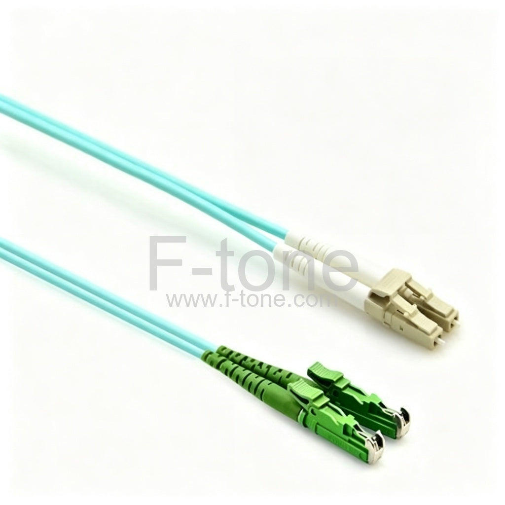 LC-E2000 Duplex OM4 Multimode Armored Fiber Patch Cable