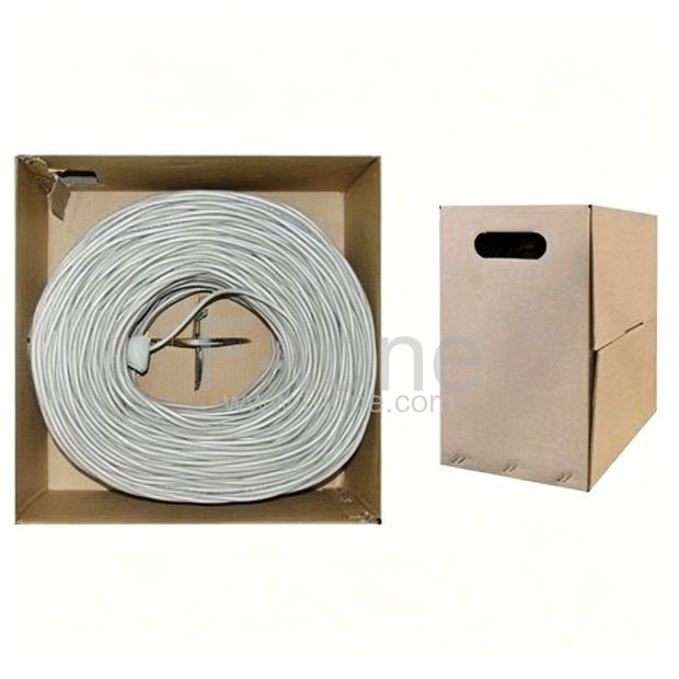 305m Bulk Cat6 550MHz Cable FTP Plenum Jacket Gray