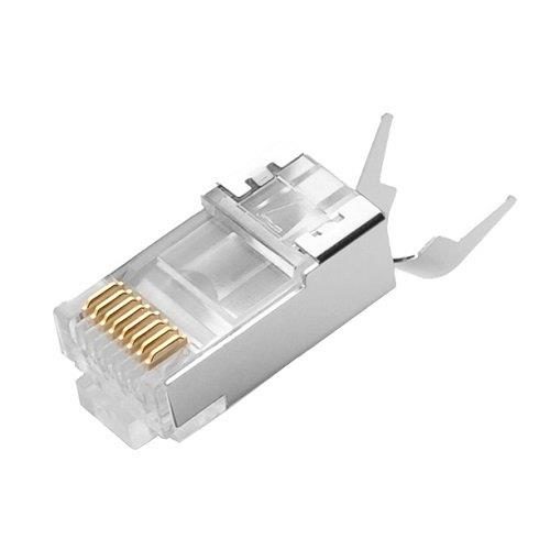 Cat7 SFTP Golden shield RJ45 connection  Network jumpers 3m White
