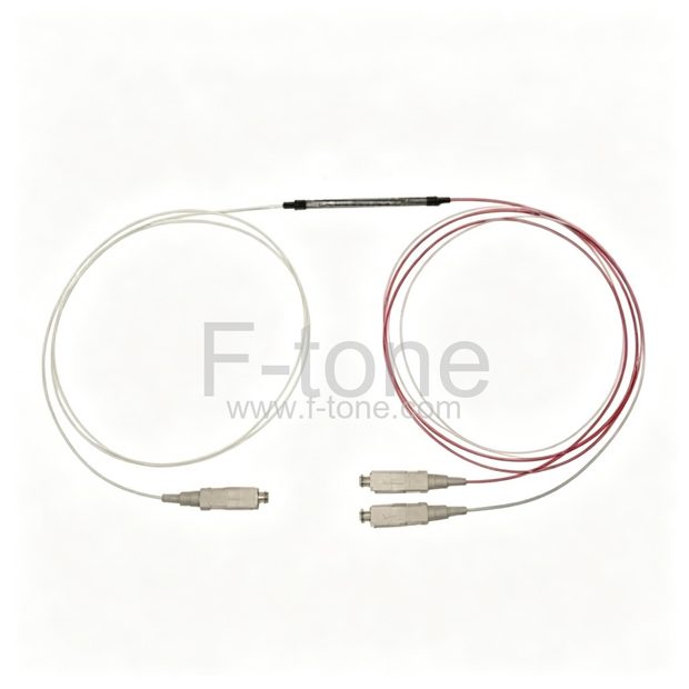 2M Dual Fiber 850nm C-lens Gold-plated Tube Premium Fiber Collimator 5mm WD 250um