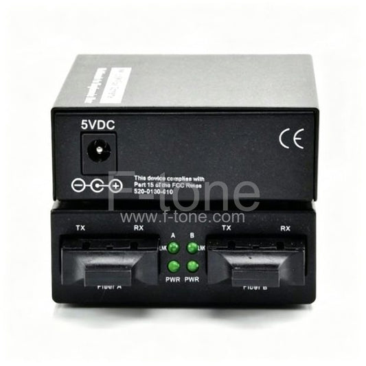 Industrial RS-422 to Multi-mode Duplex Fiber Converter, 1310nm 2km