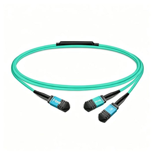 MTP-24 to 3x MTP-8 Female OS2 Singlemode MTP Y Conversion Cable Polarity A LSZH Bunch 3M