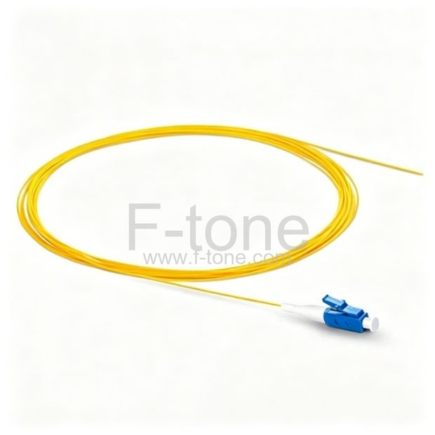 2M 8 Fibers Single-Mode 0.35dB MTP to LC(0.9mm) Harness Cable,Polarity Type A, LSZH Bunch Yellow