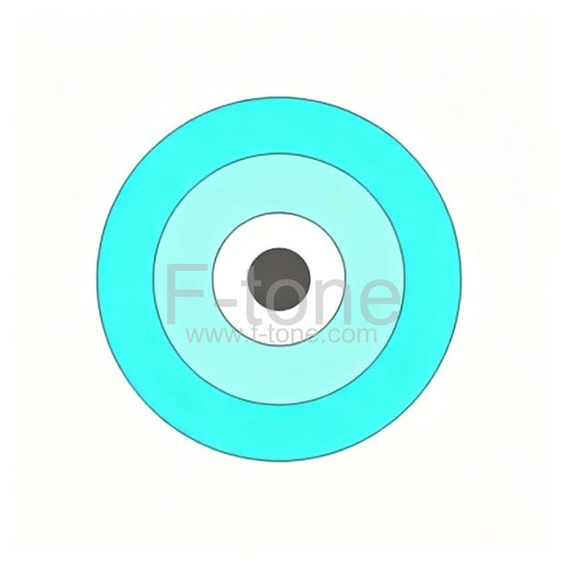 24 Fibers Multimode OM2 Multi-Core Round Tight Buffered Distribution Indoor Fiber Optic Cable－LSZH