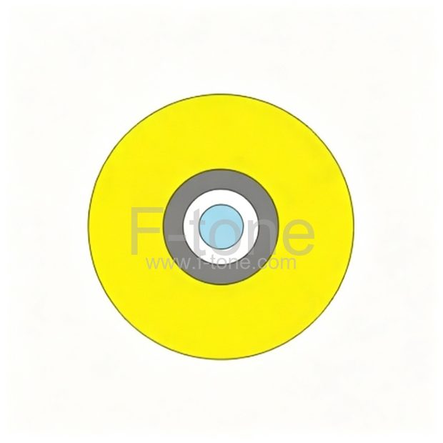 8 Fibers 9/125µm Single-mode Multi-Core Tight Buffered Riser Distribution Indoor Cable-GJFJV