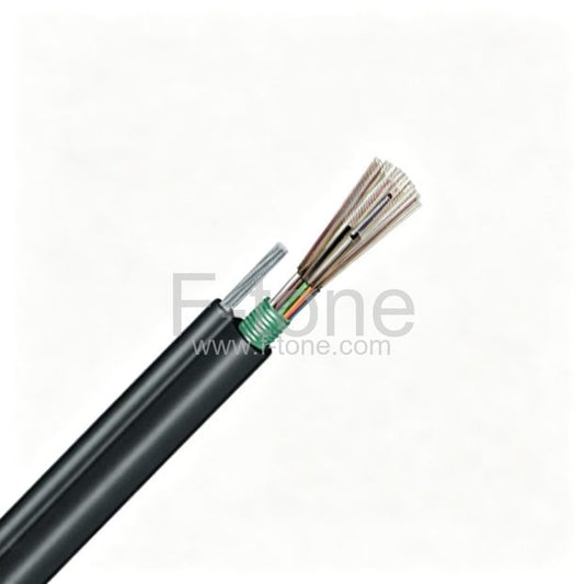 4 Fibers 62.5/125μm Multimode Double Armored Double Jackets Stranded Loose Tube Steel Wire Strength Waterproof Outdoor Cable GYTA53