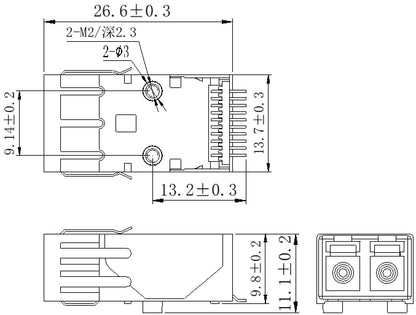 MINISFF Optical Transceiver