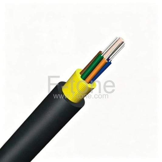 4 Fibers Single-mode Single Armor Double Jackets Flame-retardant Mining Fiber Optic Cable-MGTSV
