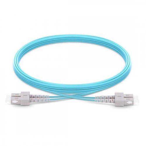 SC to SC Duplex PVC/LSZH/OFNP OM3 Multimode  Fiber Optic Patch Cable