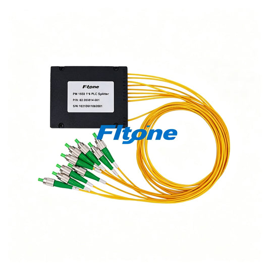 1x12 Fiber Polarization Maintaining(PM) PLC Splitter Slow Axis 1310/1550nm PM Fiber Optic Splitter