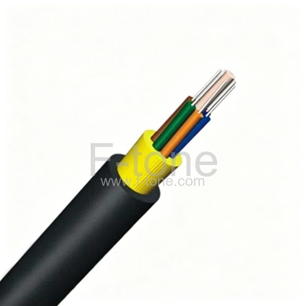 4 Fibers Single-mode Seamless Tube Armored Temperature Sensing Optical Cable