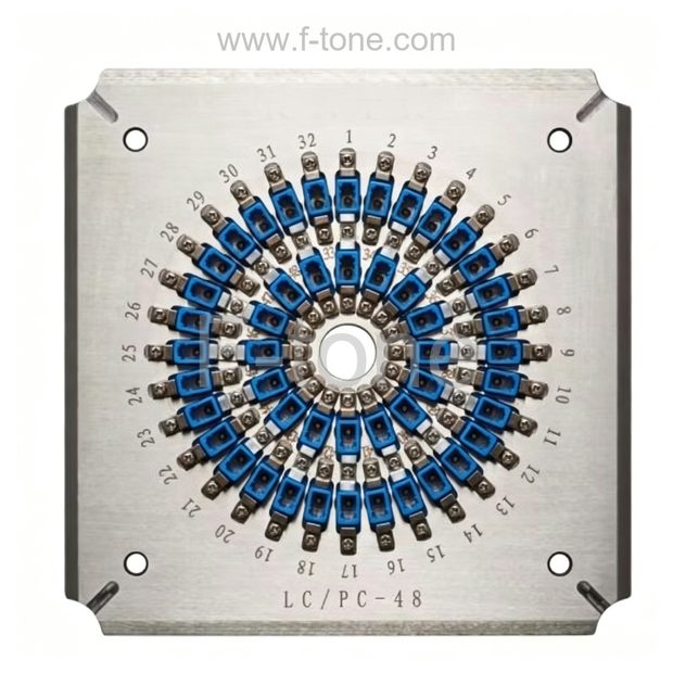Fiber Polishing Holder Fixture for SMA905/UPC connector, 24 ports