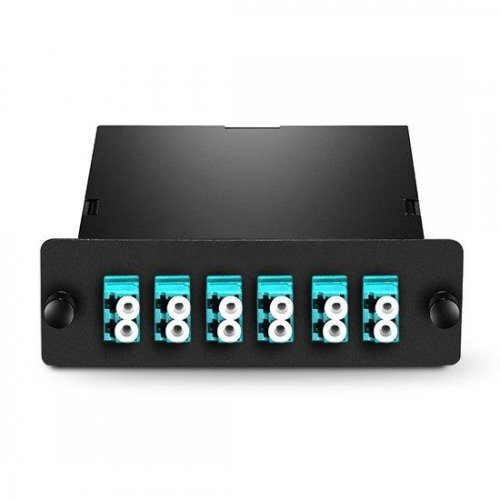3x MTP Male, 70/30 Split Ratio, 12 Fibers, OM3 10GBASE TAP Cassette