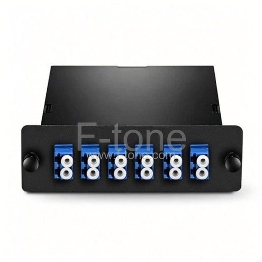 3x MTP Male, 70/30 Split Ratio, 12 Fibers, SingleMode 10GBASE TAP Cassette