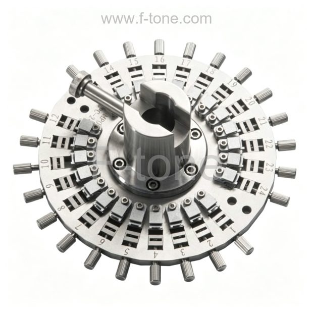 Polishing Fixture/Holder for UPC 12 Ferrules (2.5mm Ferrule Jig)